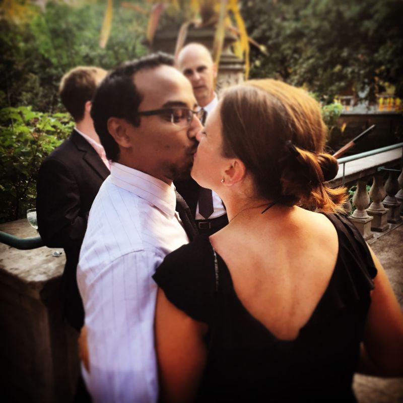 Together at a Wedding
