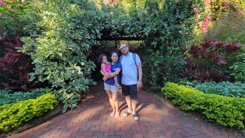 Family Outing to a Florida Garden