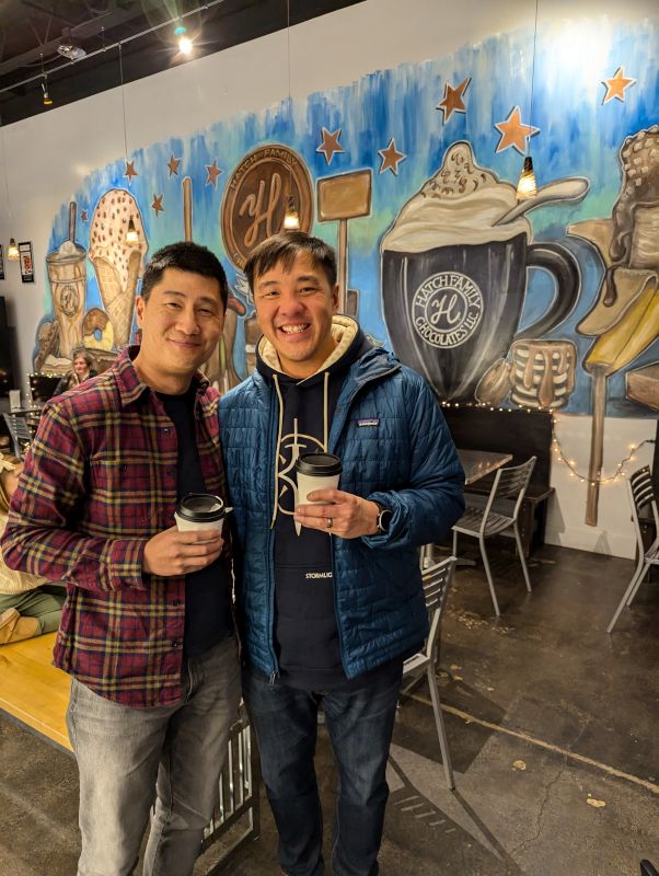 Enjoying Mexican Hot Chocolate in Salt Lake City