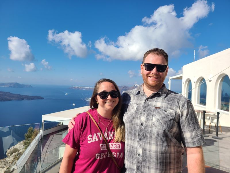 In Santorini, Greece