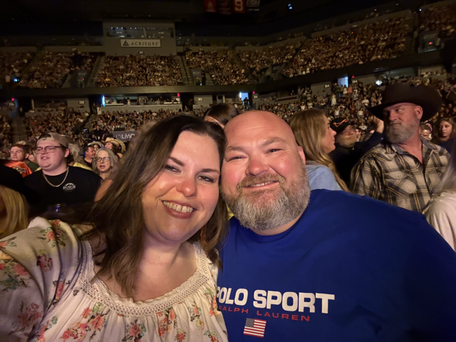 At a Chris Stapleton Concert Together