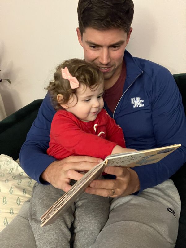 Reading to Our Niece
