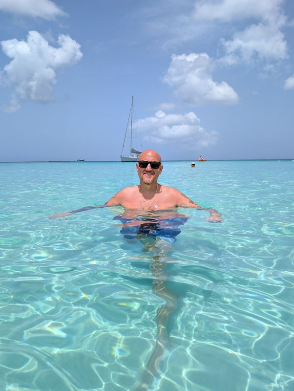 Ryan at Mullet Bay in St. Martin