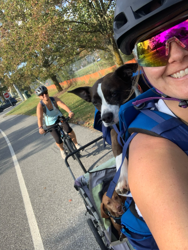 Biking with Our Dogs