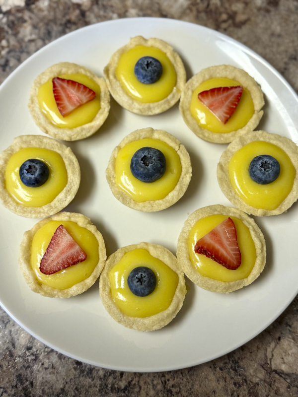 Homemade Lemon Tarts for Ibrahim's Birthday